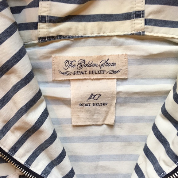 Remi Relief Striped Cotton-Blend Jacket - Picture 2 of 5